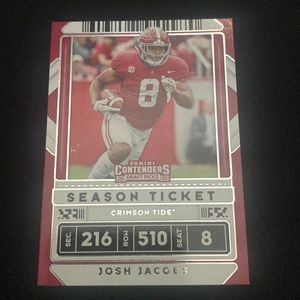 Josh Jacobs - 2020 panini contenders draft picks